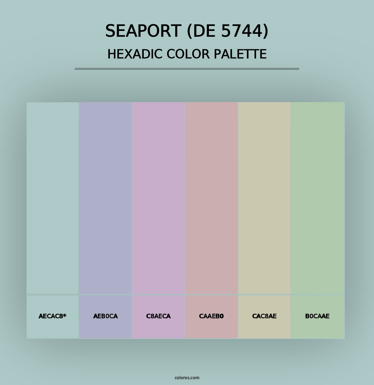 Seaport (DE 5744) - Hexadic Color Palette