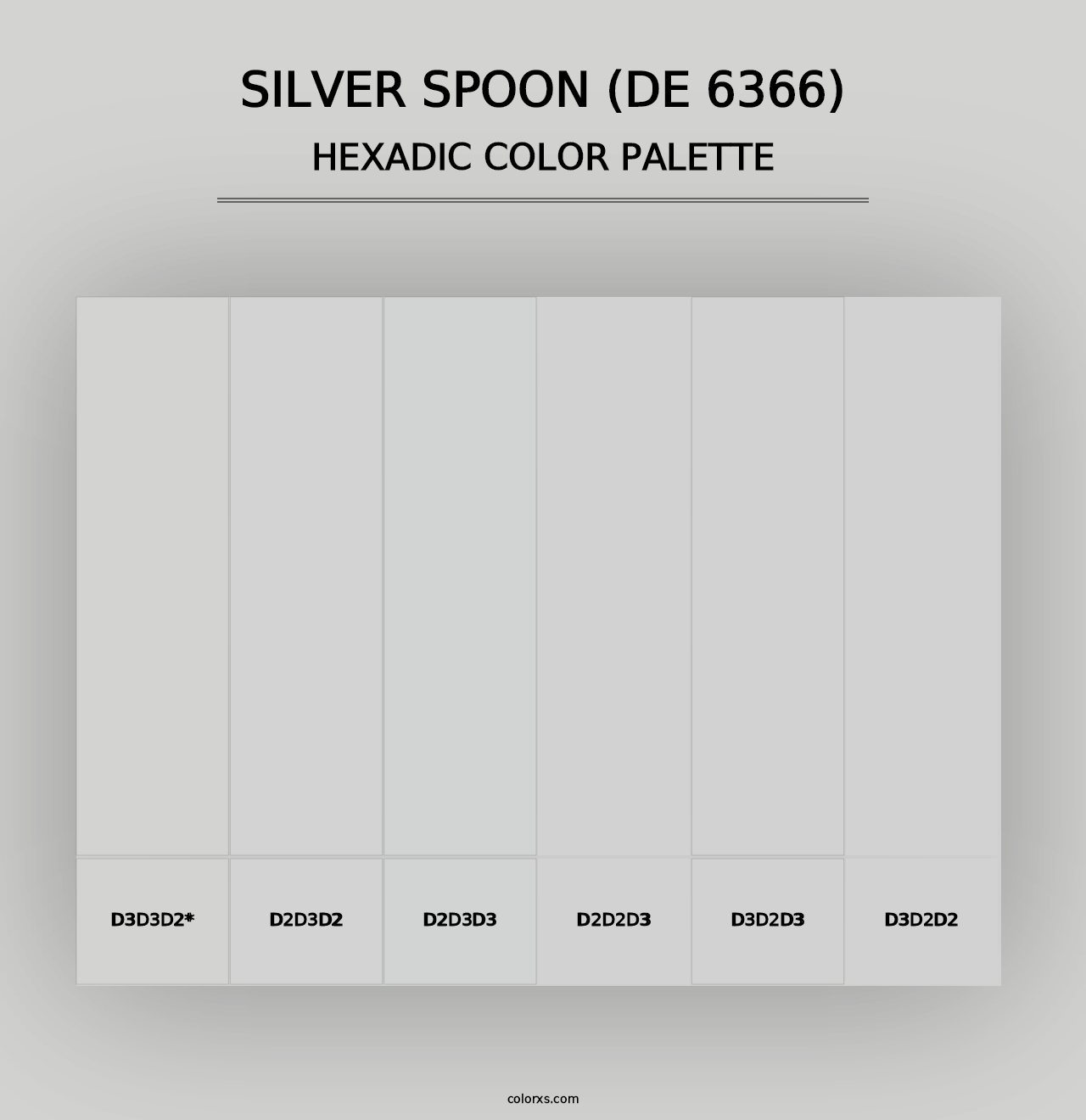 Silver Spoon (DE 6366) - Hexadic Color Palette