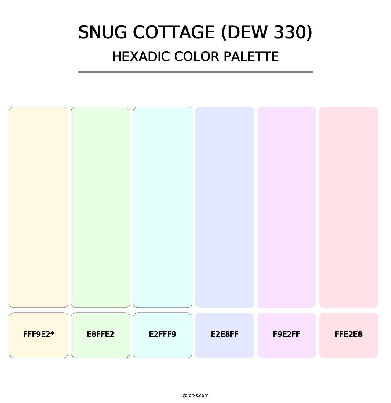 Snug Cottage (DEW 330) - Hexadic Color Palette