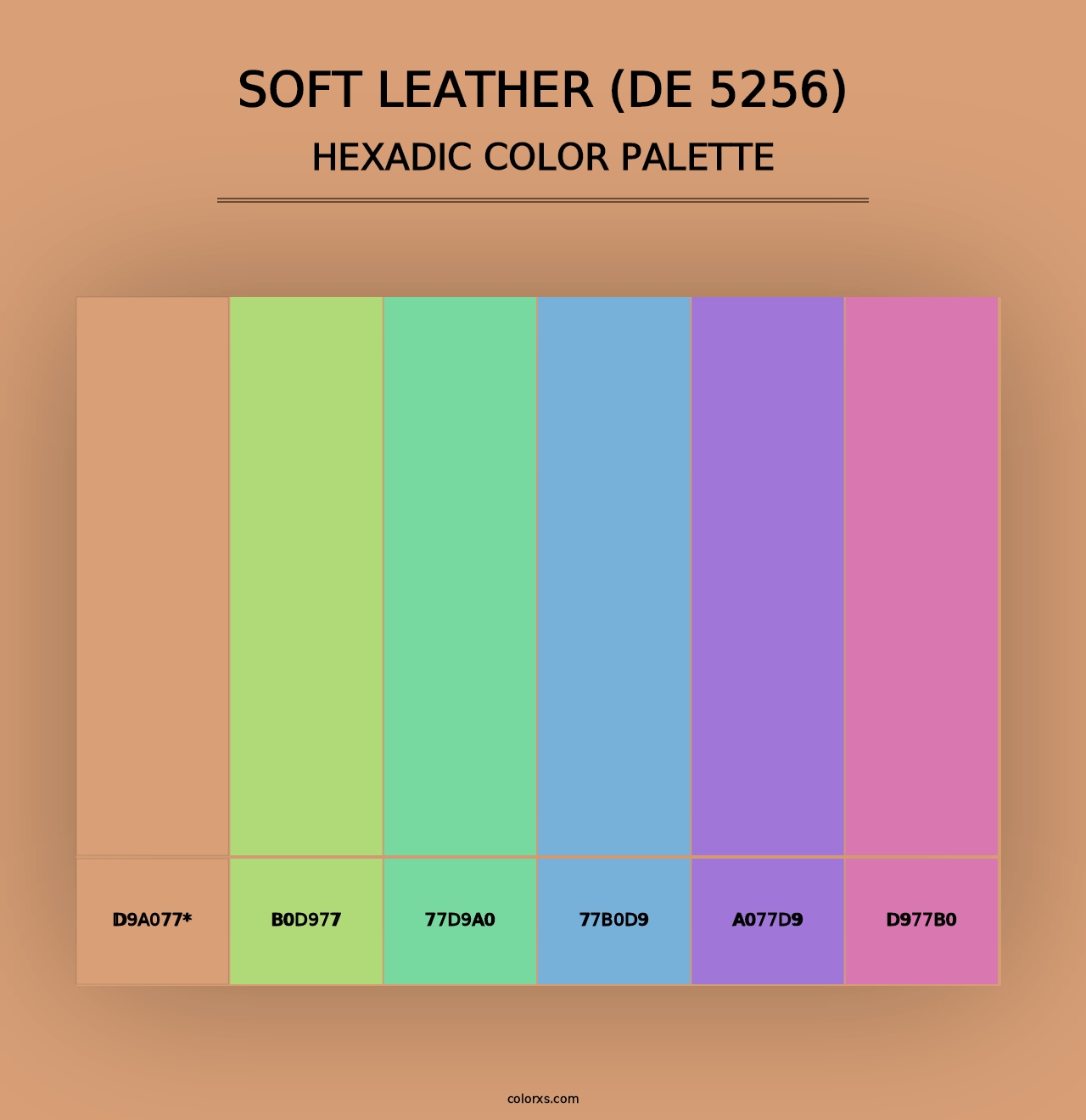 Soft Leather (DE 5256) - Hexadic Color Palette