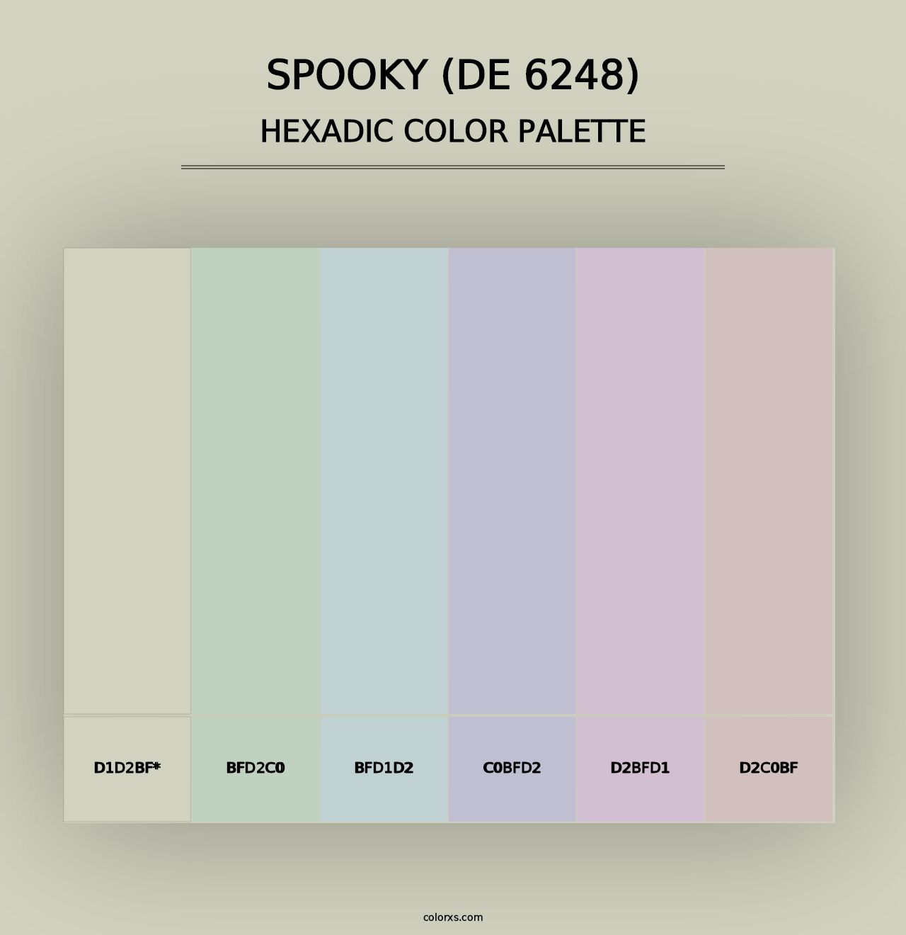 Spooky (DE 6248) - Hexadic Color Palette