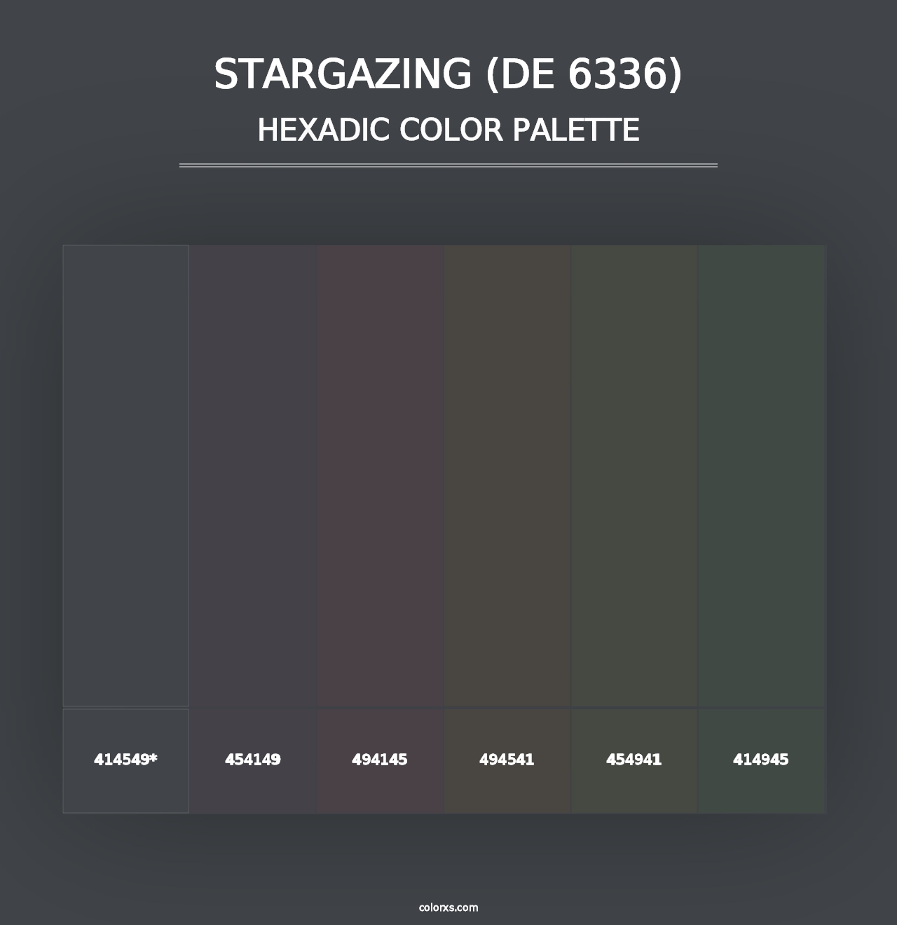 Stargazing (DE 6336) - Hexadic Color Palette