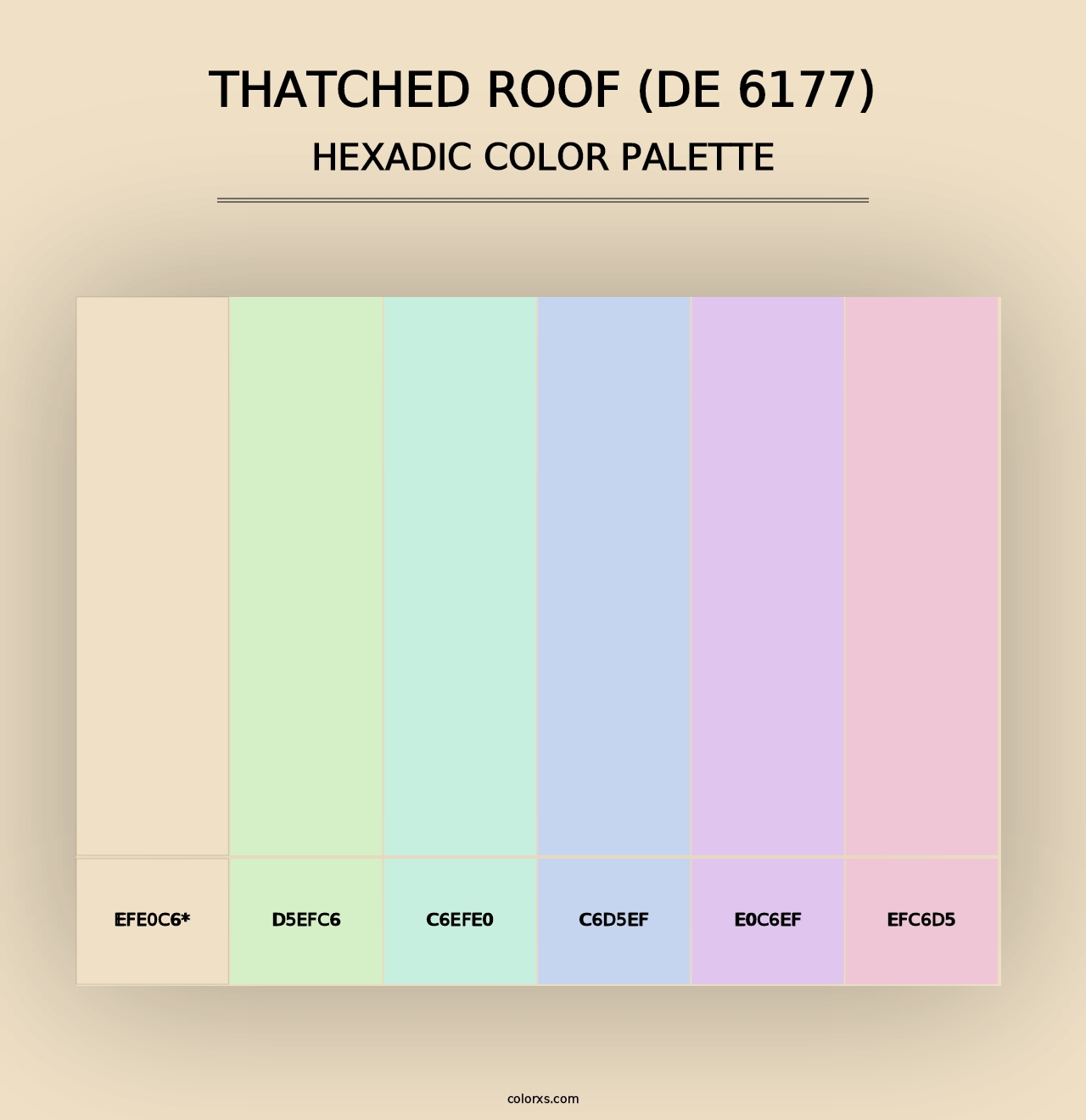 Thatched Roof (DE 6177) - Hexadic Color Palette