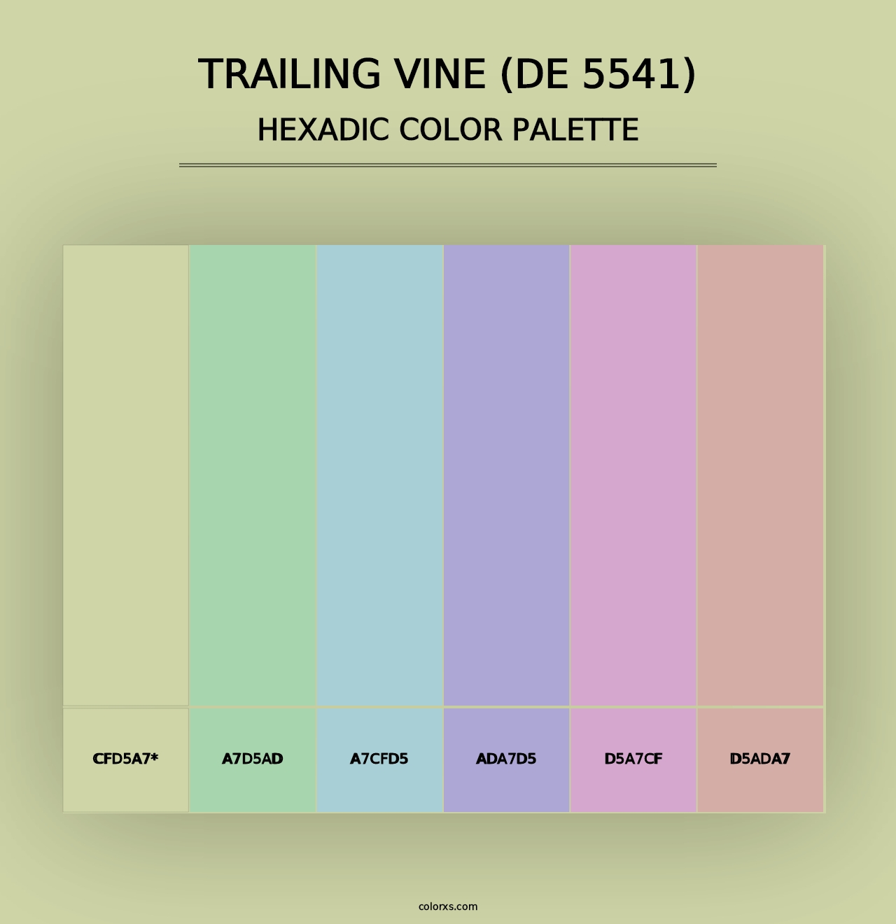 Trailing Vine (DE 5541) - Hexadic Color Palette