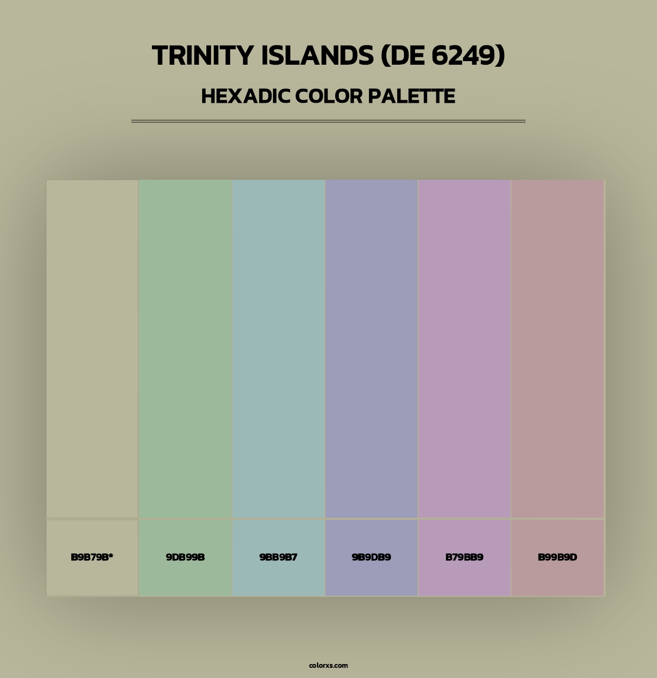 Trinity Islands (DE 6249) - Hexadic Color Palette