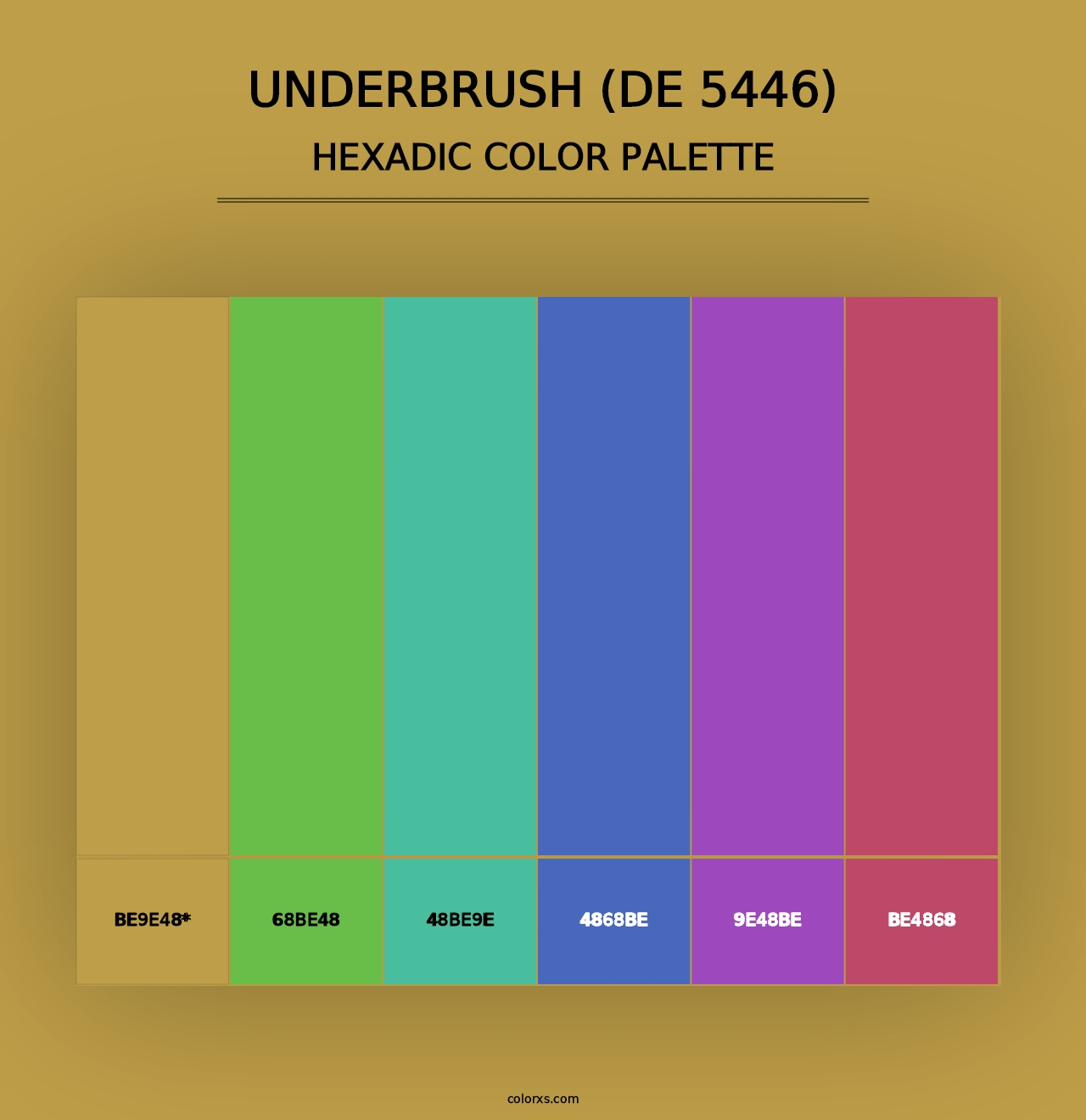 Underbrush (DE 5446) - Hexadic Color Palette