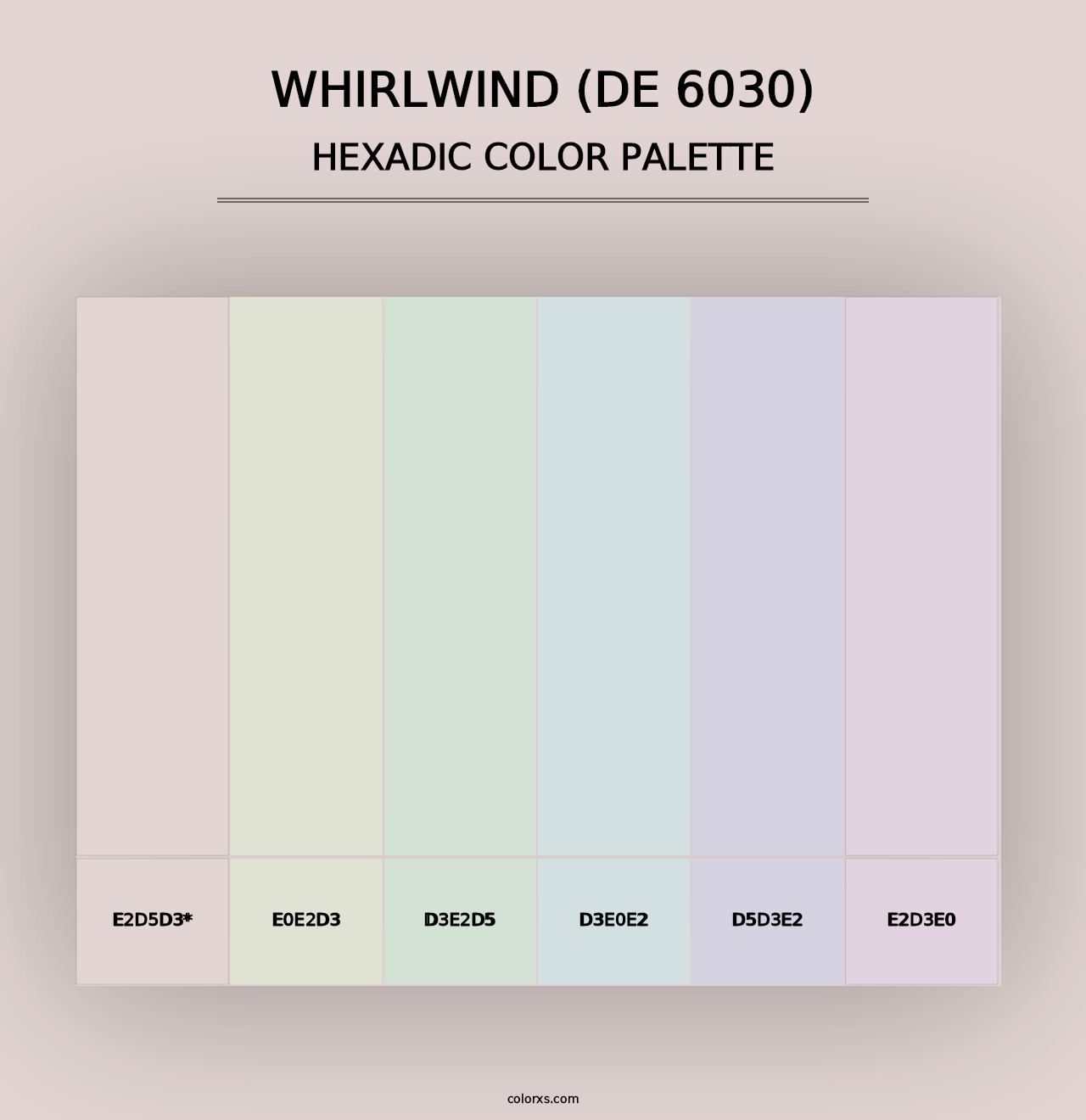 Whirlwind (DE 6030) - Hexadic Color Palette