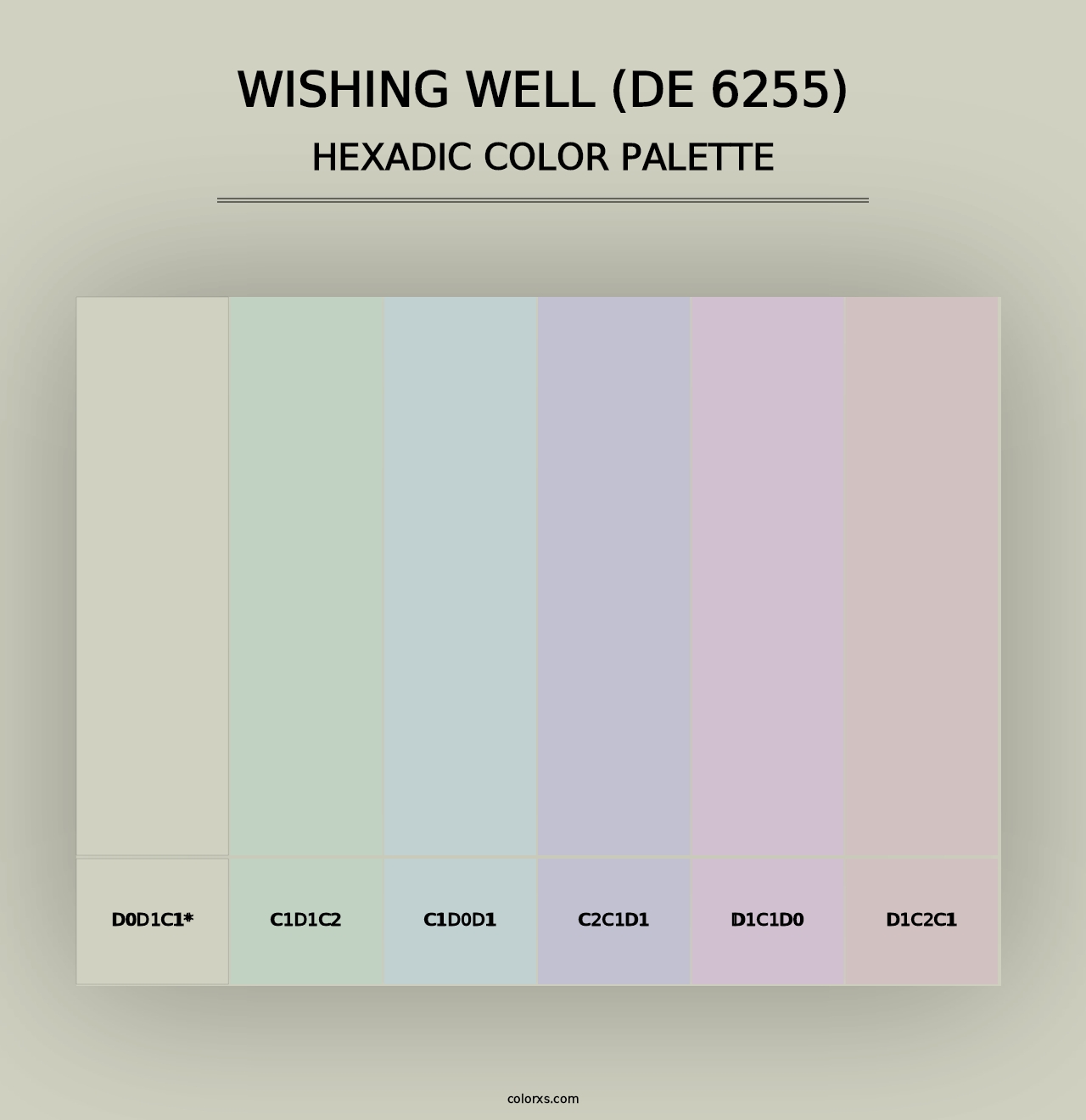 Wishing Well (DE 6255) - Hexadic Color Palette