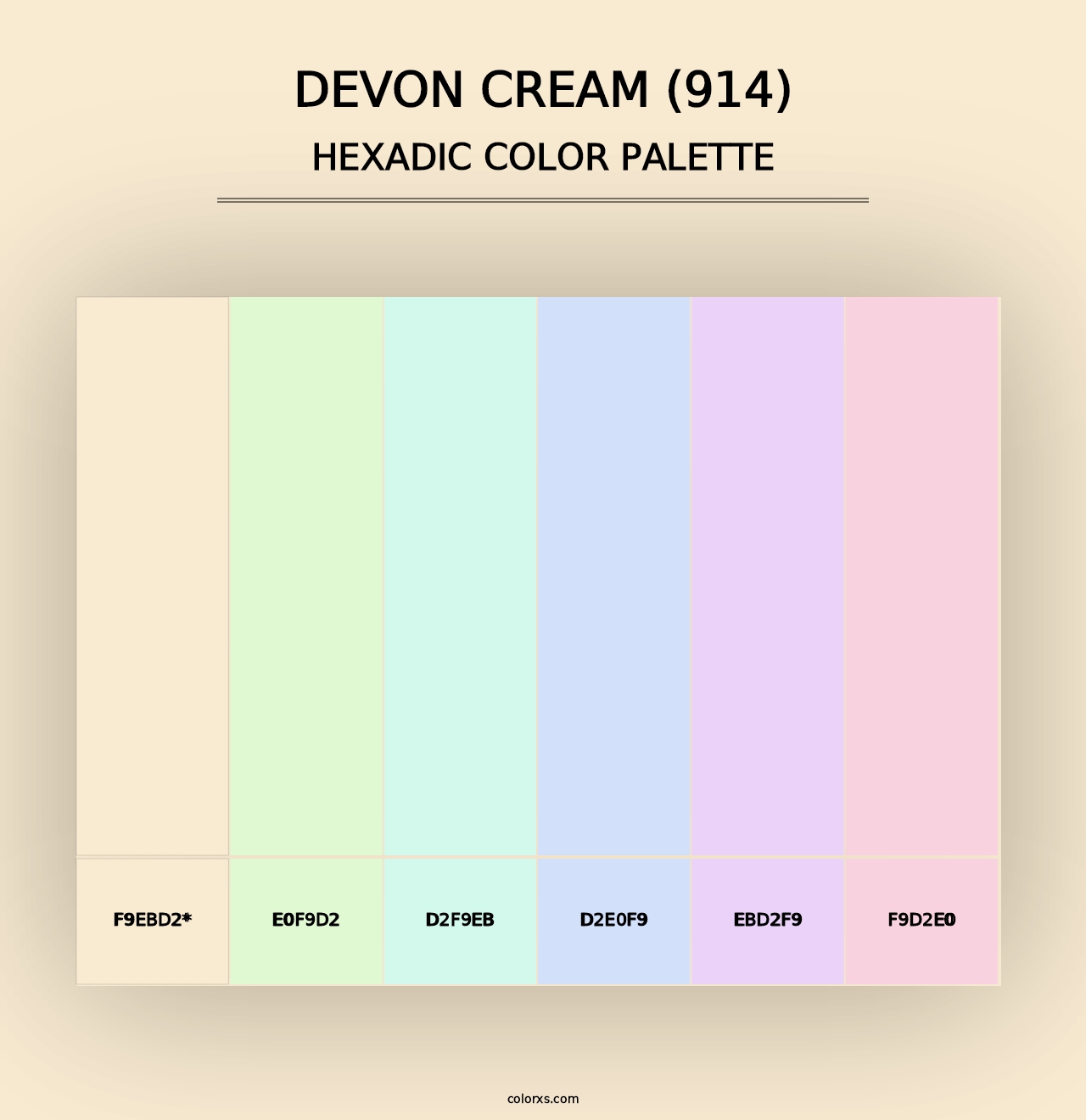 Devon Cream (914) - Hexadic Color Palette