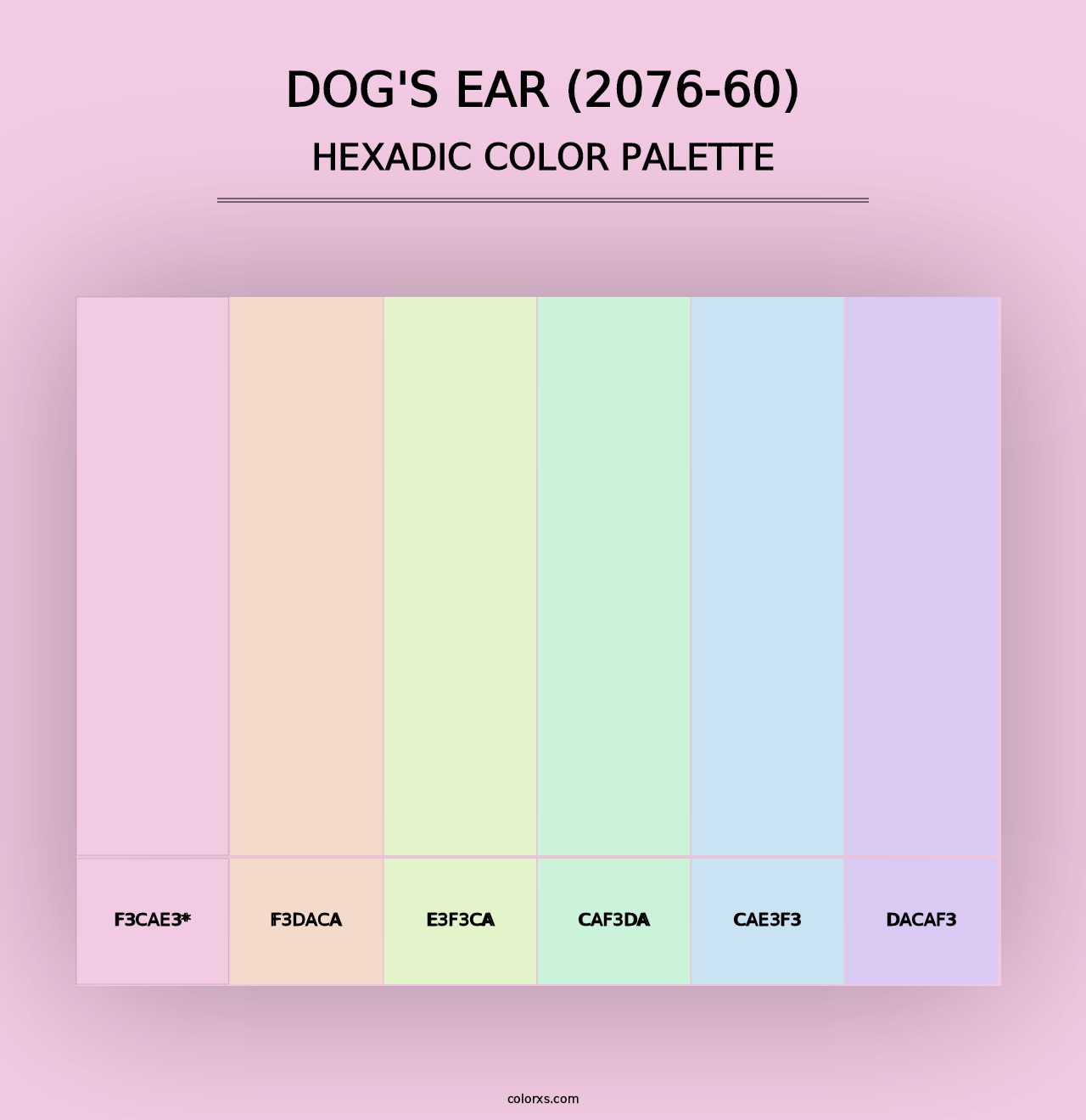 Dog's Ear (2076-60) - Hexadic Color Palette