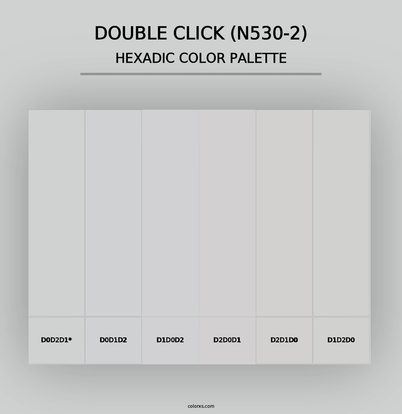 Double Click (N530-2) - Hexadic Color Palette