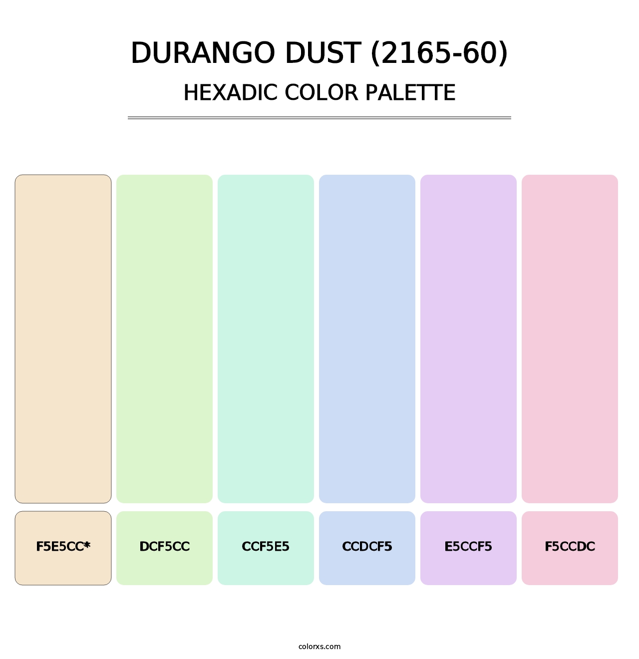 Durango Dust (2165-60) - Hexadic Color Palette