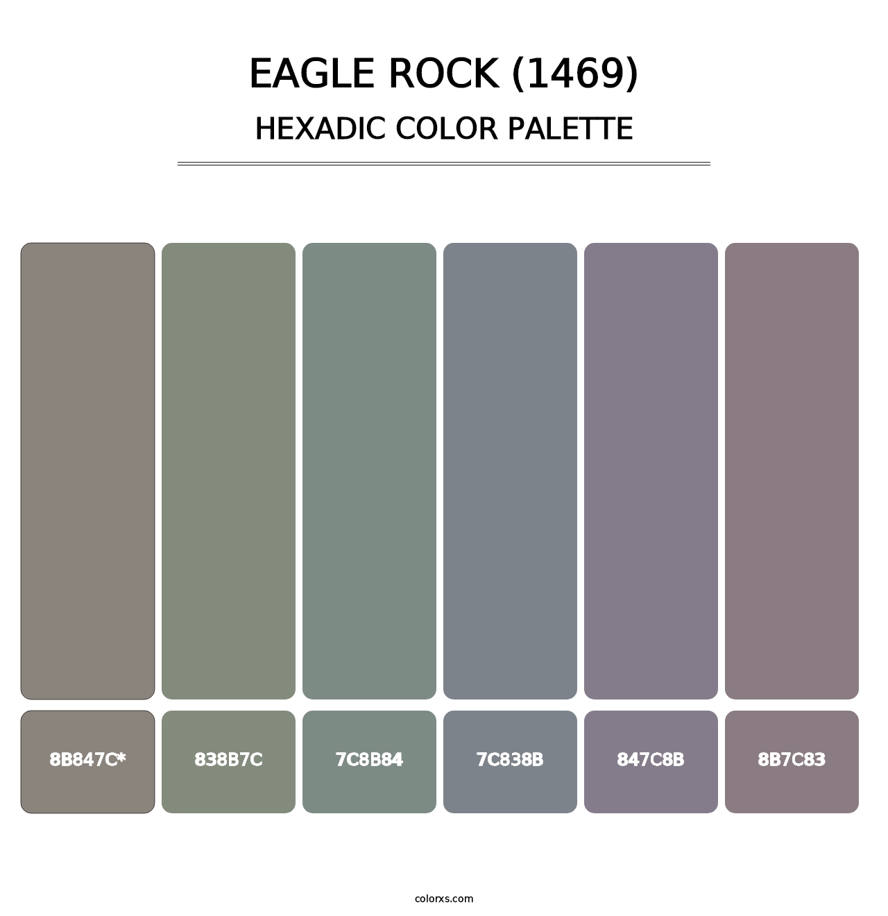 Eagle Rock (1469) - Hexadic Color Palette