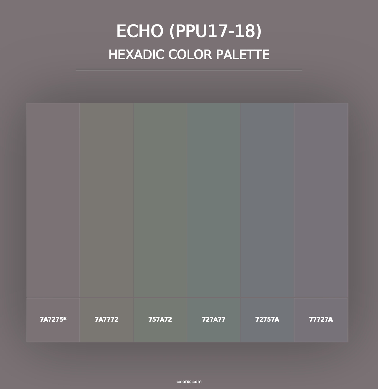 Echo (PPU17-18) - Hexadic Color Palette