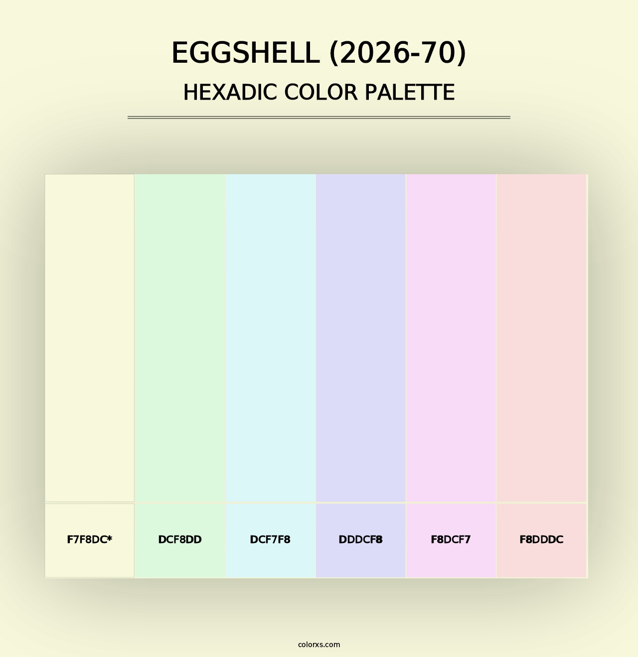 Eggshell (2026-70) - Hexadic Color Palette