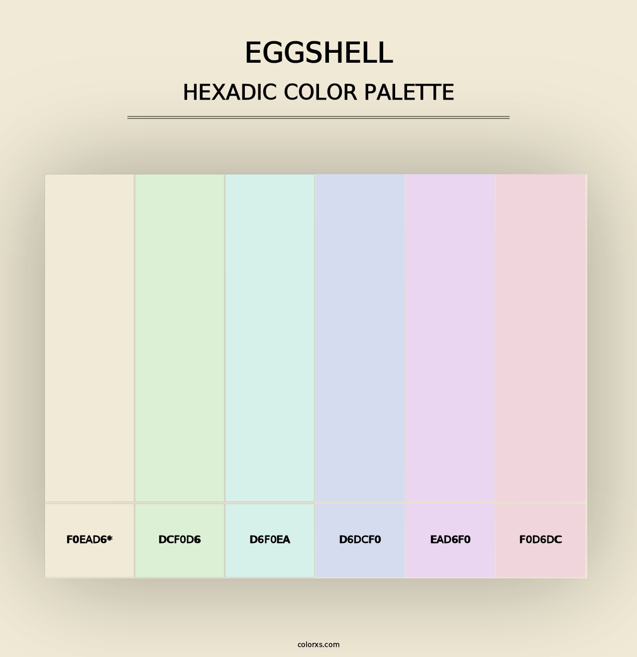 Eggshell - Hexadic Color Palette