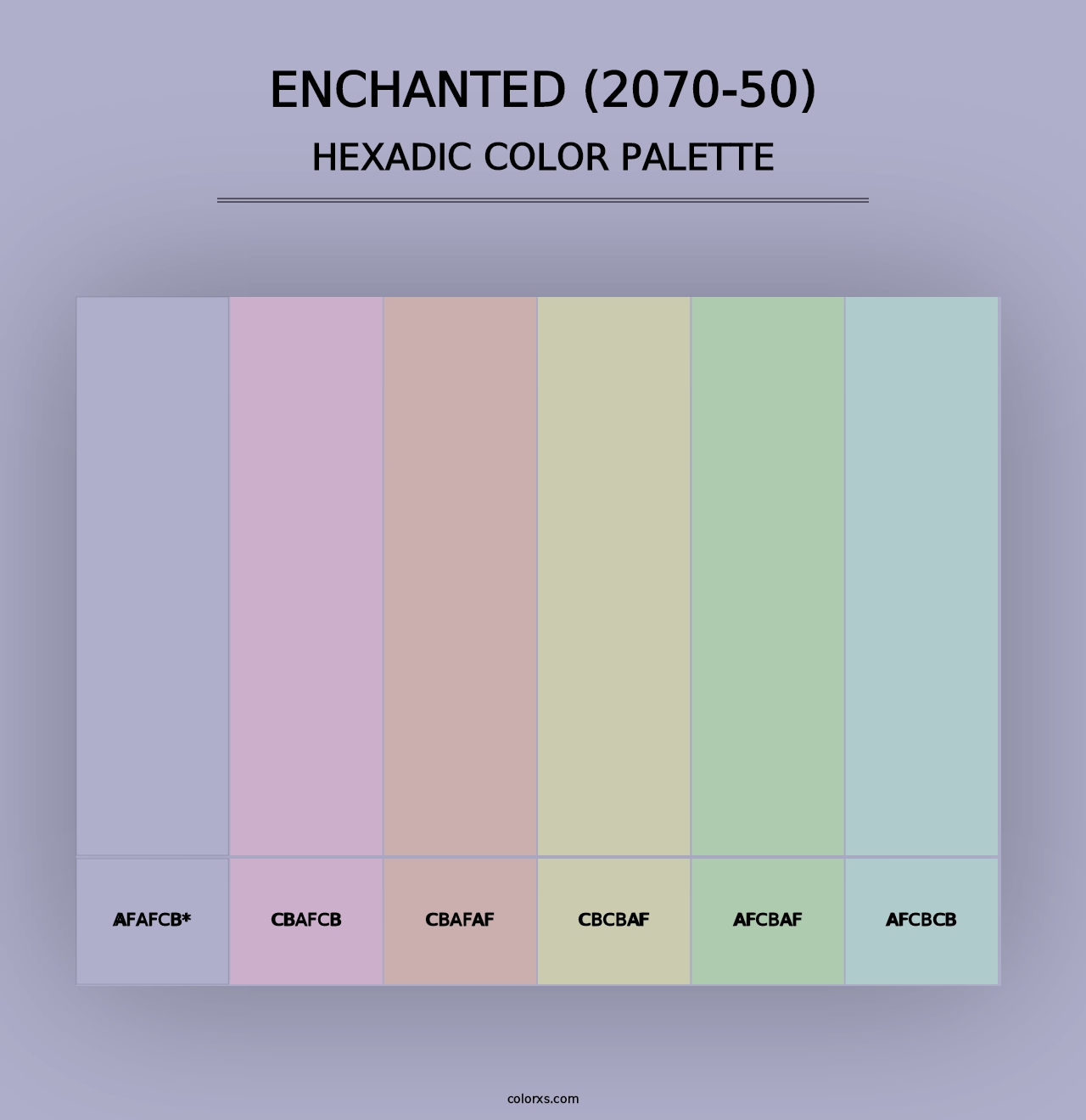 Enchanted (2070-50) - Hexadic Color Palette