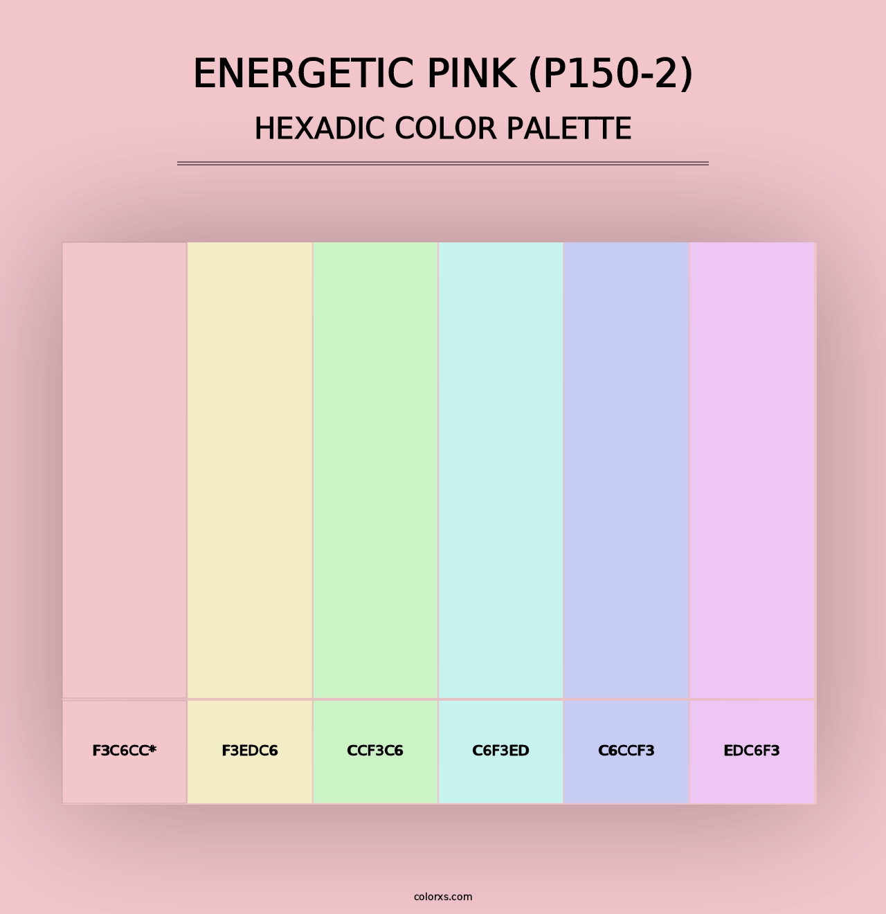 Energetic Pink (P150-2) - Hexadic Color Palette