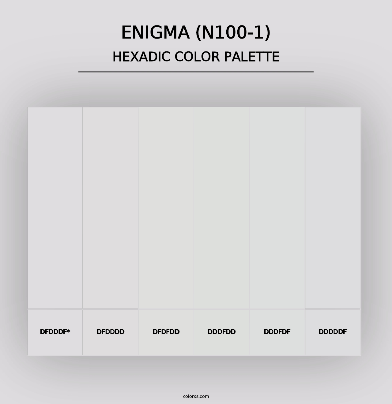 Enigma (N100-1) - Hexadic Color Palette