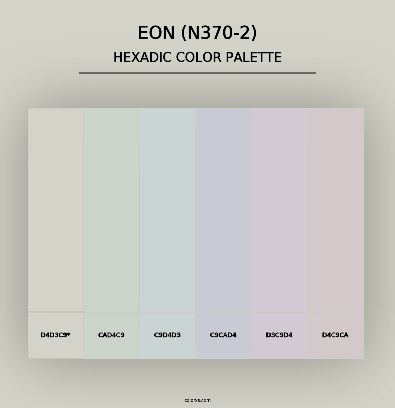 Eon (N370-2) - Hexadic Color Palette