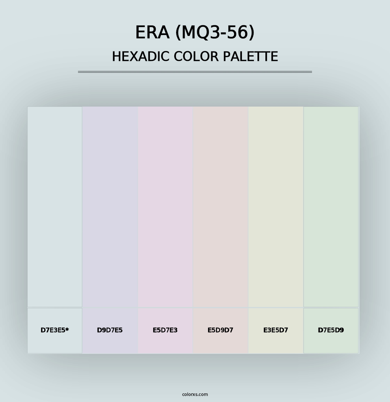 Era (MQ3-56) - Hexadic Color Palette