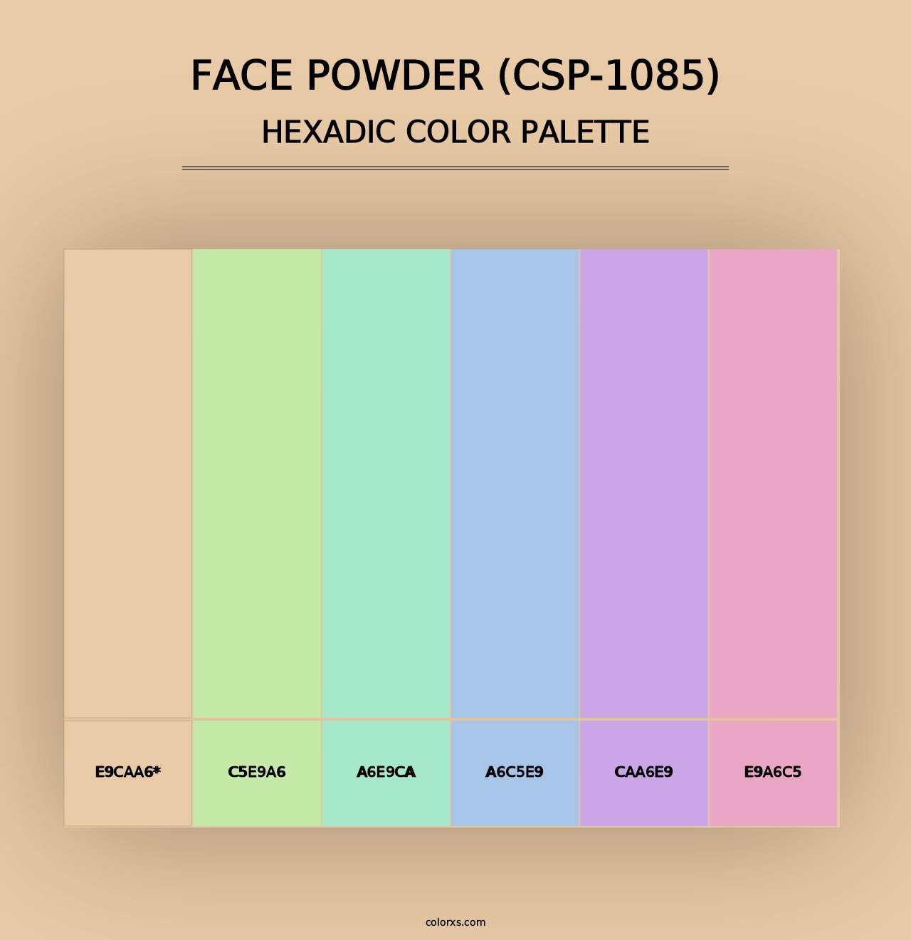 Face Powder (CSP-1085) - Hexadic Color Palette