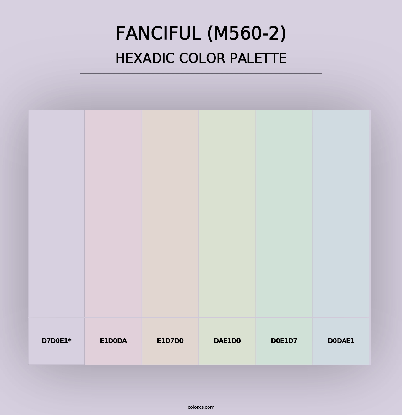 Fanciful (M560-2) - Hexadic Color Palette