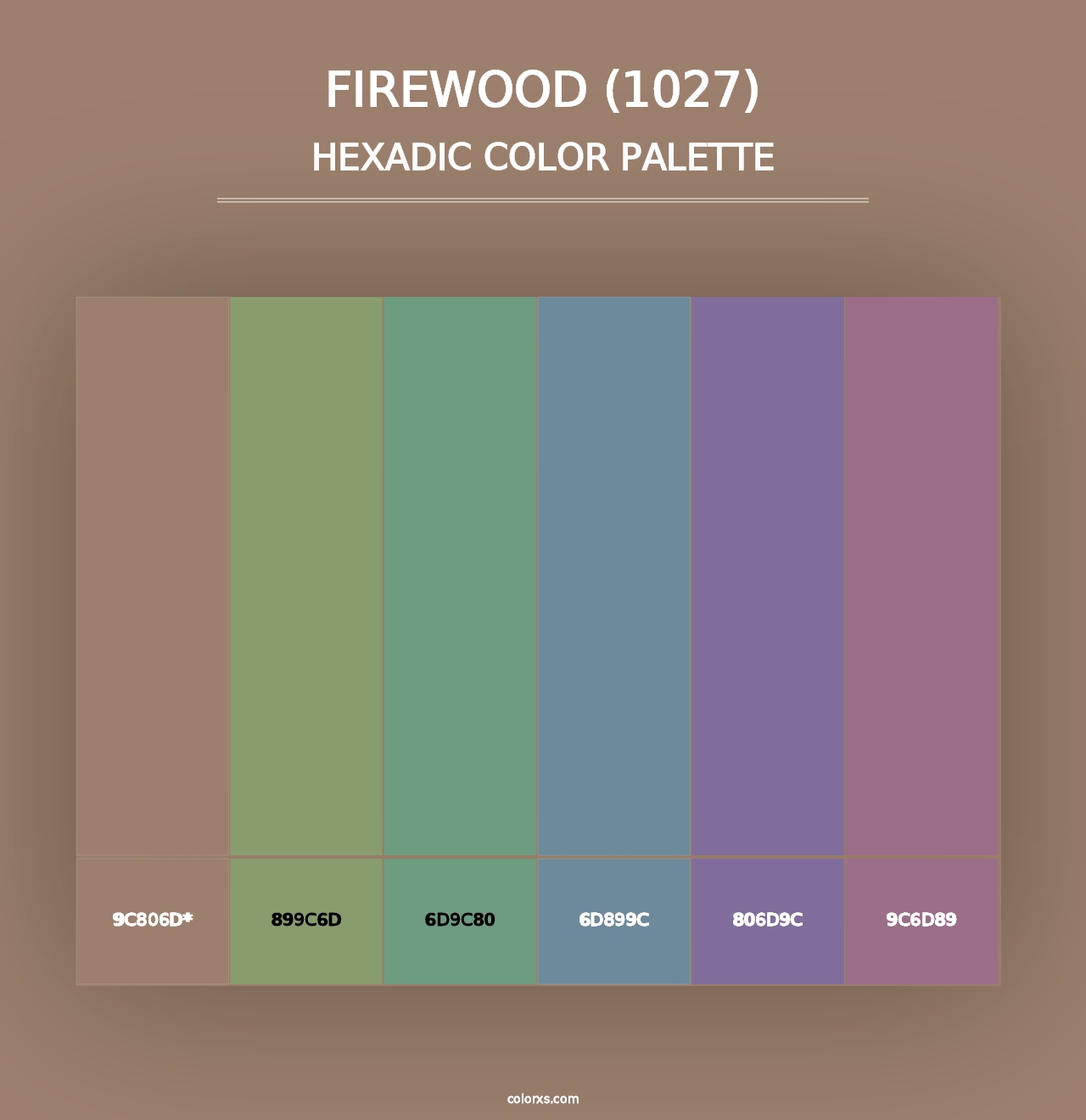 Firewood (1027) - Hexadic Color Palette