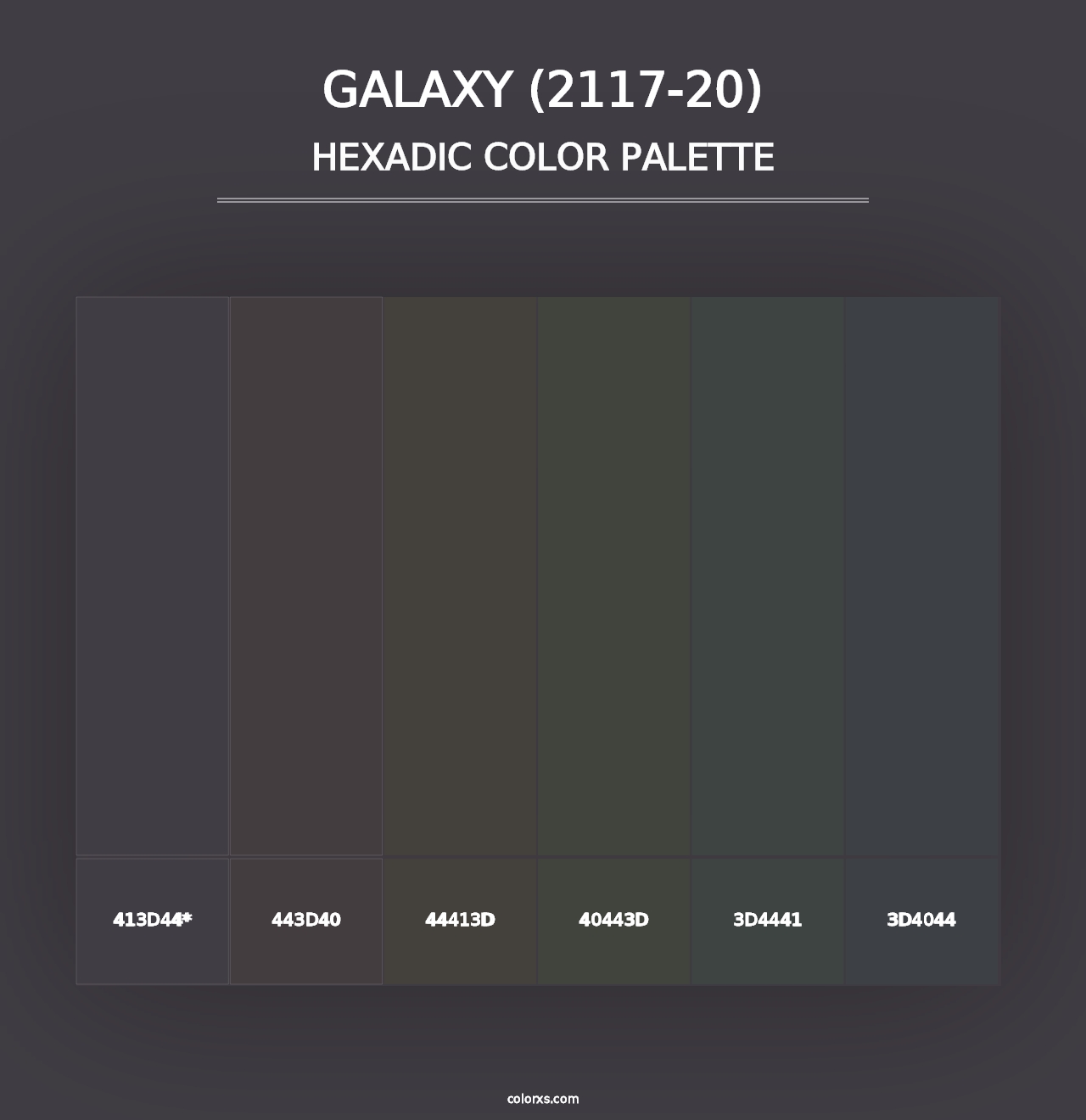 Galaxy (2117-20) - Hexadic Color Palette