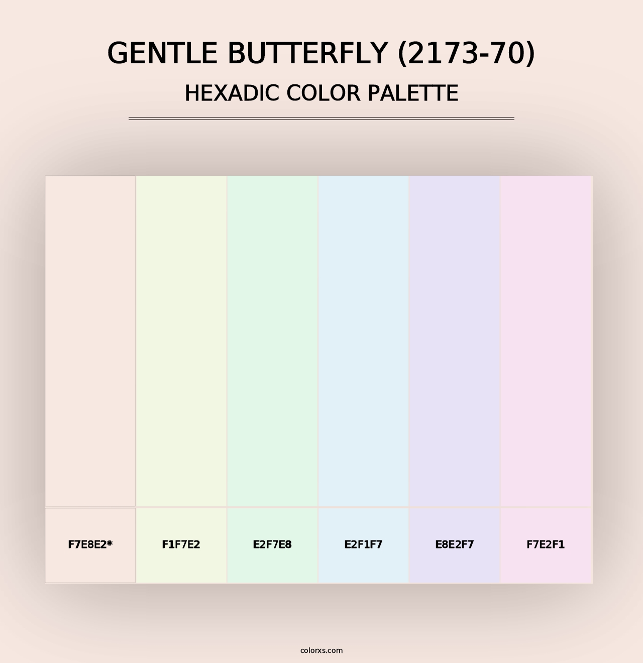 Gentle Butterfly (2173-70) - Hexadic Color Palette