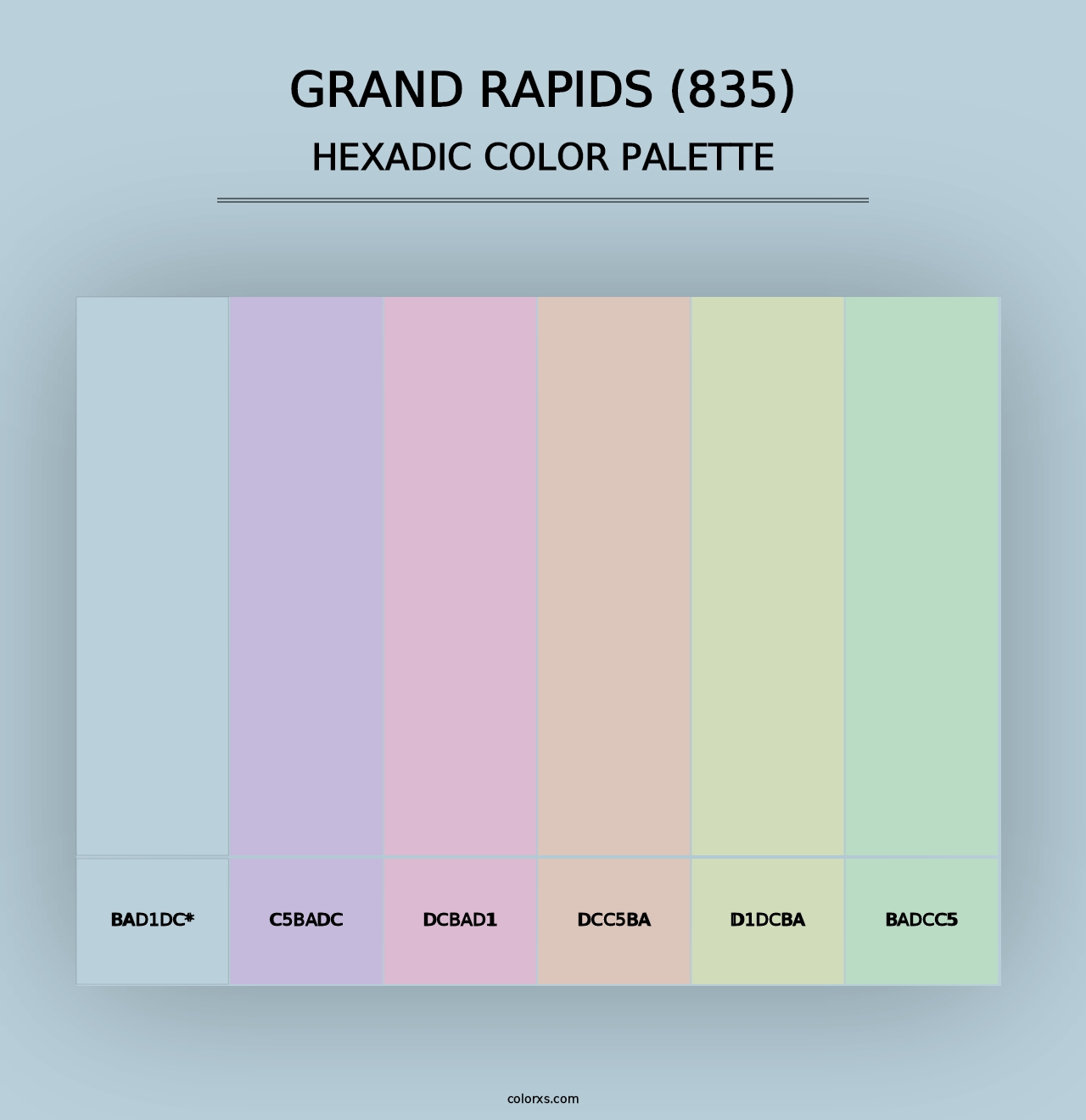 Grand Rapids (835) - Hexadic Color Palette