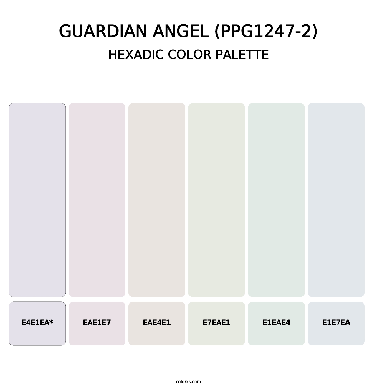 Guardian Angel (PPG1247-2) - Hexadic Color Palette