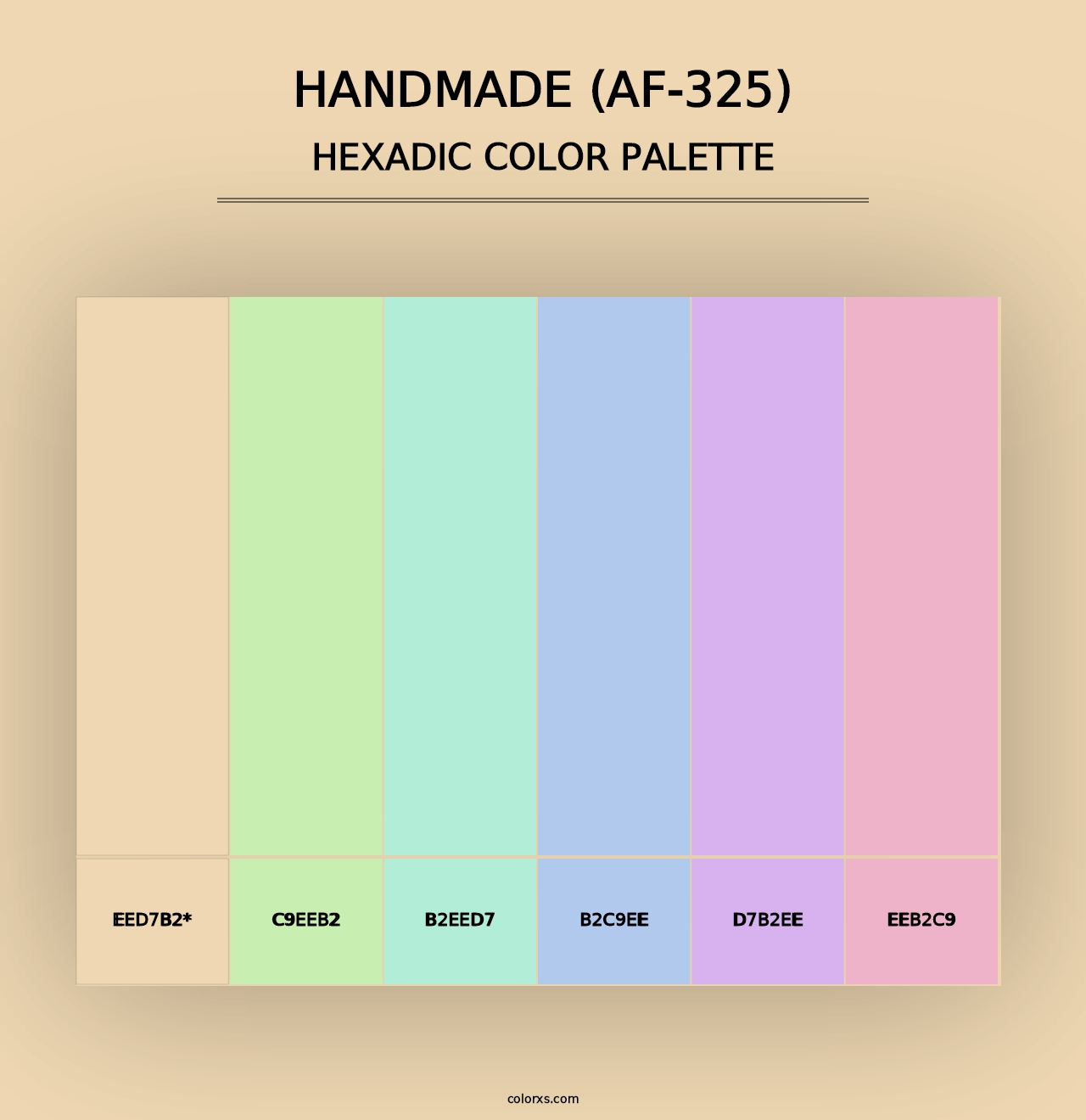 Handmade (AF-325) - Hexadic Color Palette