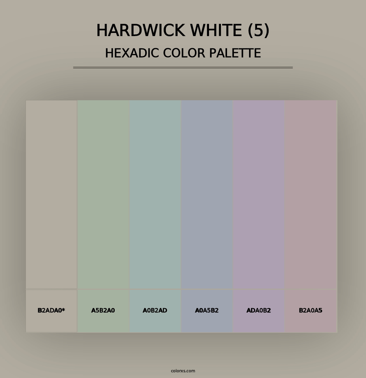 Hardwick White (5) - Hexadic Color Palette