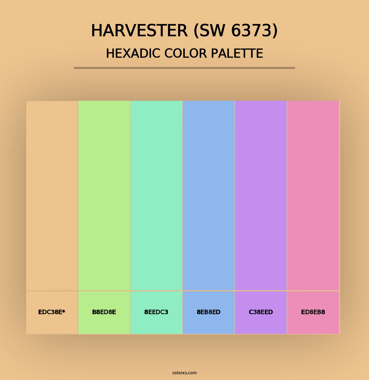 Harvester (SW 6373) - Hexadic Color Palette