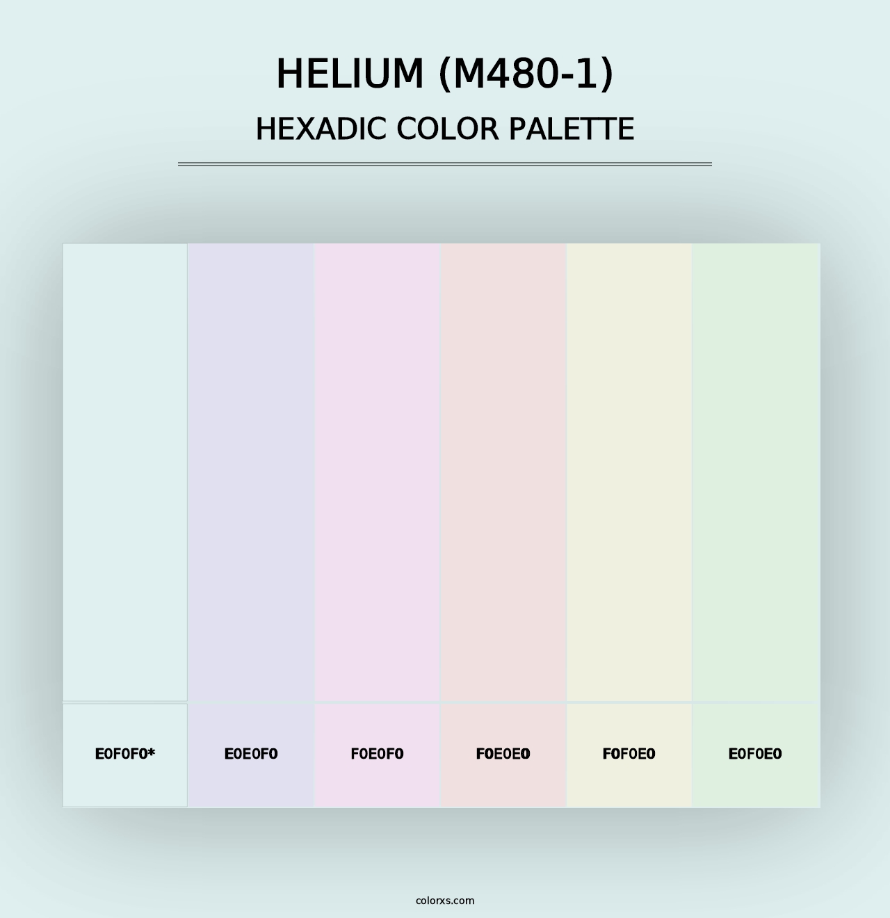 Helium (M480-1) - Hexadic Color Palette