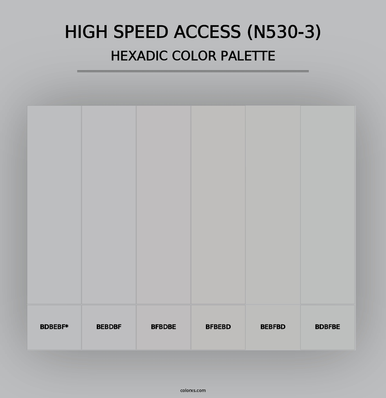 High Speed Access (N530-3) - Hexadic Color Palette