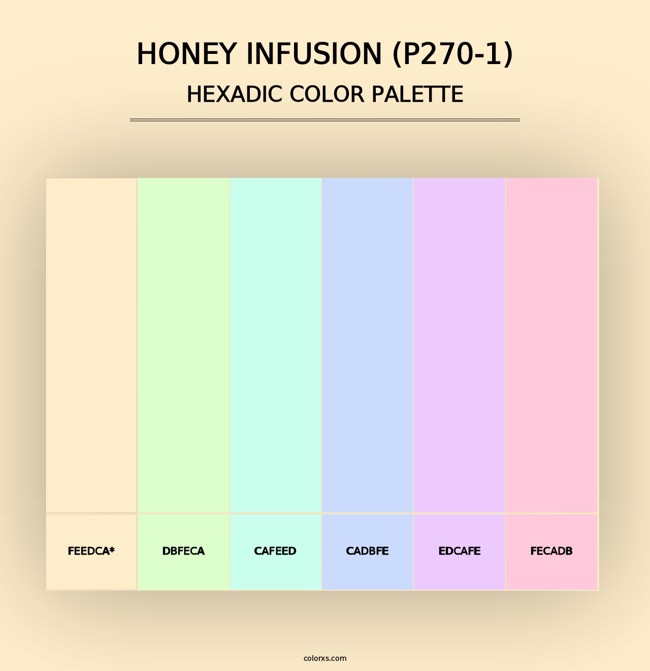 Honey Infusion (P270-1) - Hexadic Color Palette