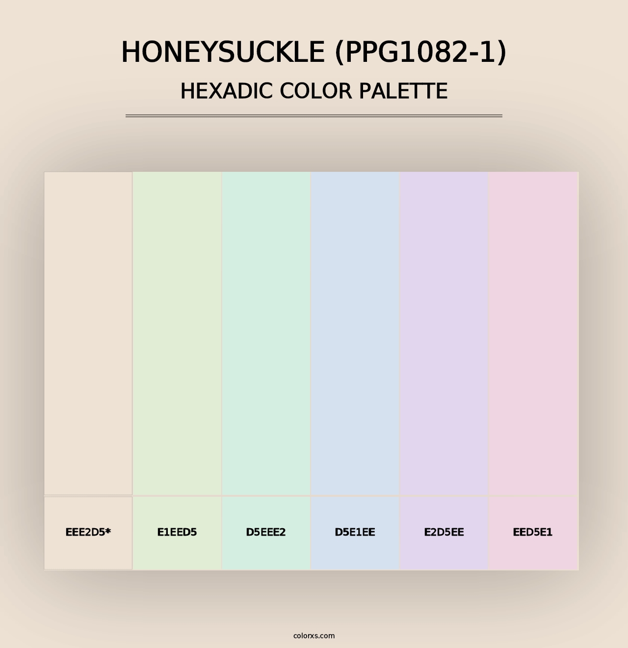 Honeysuckle (PPG1082-1) - Hexadic Color Palette