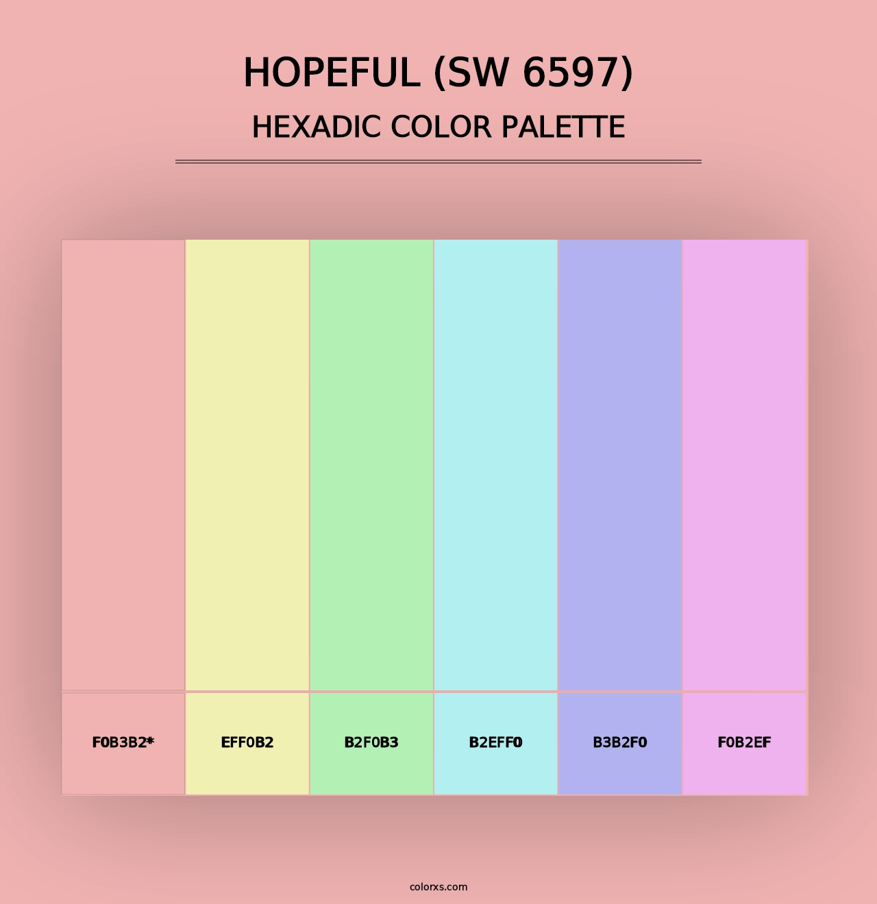 Hopeful (SW 6597) - Hexadic Color Palette