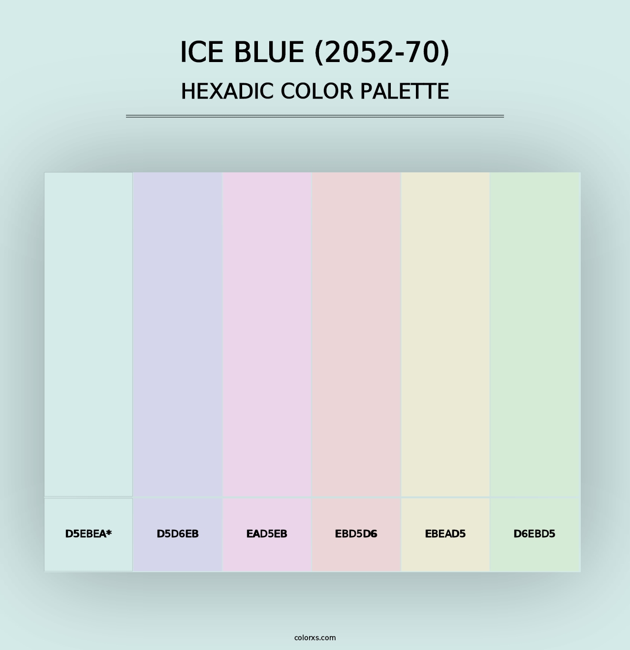 Ice Blue (2052-70) - Hexadic Color Palette