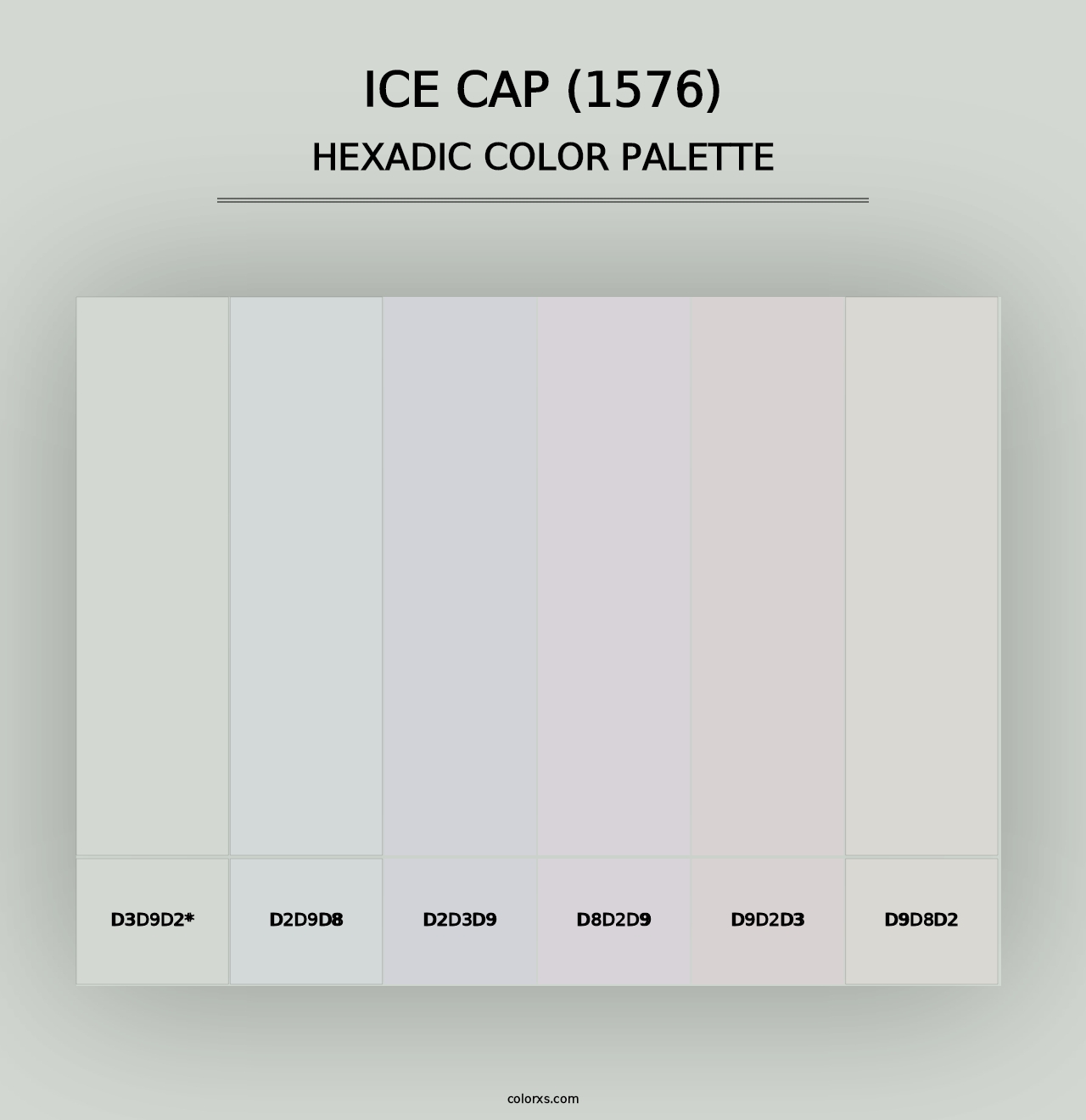 Ice Cap (1576) - Hexadic Color Palette