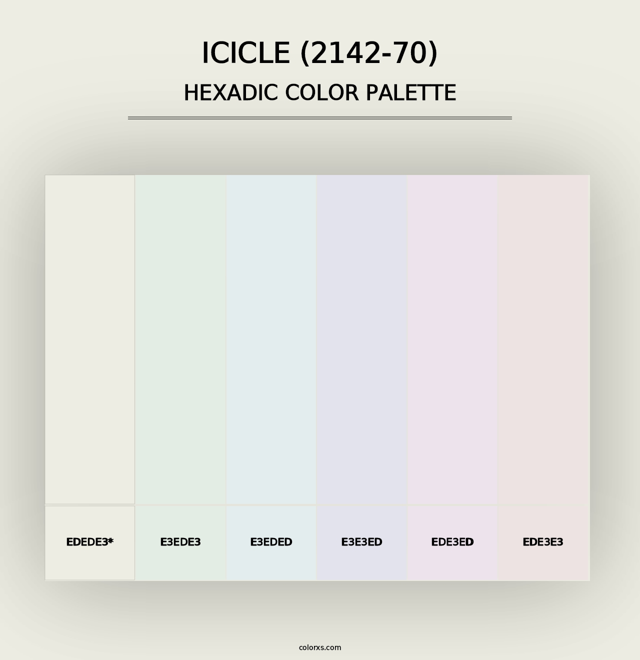 Icicle (2142-70) - Hexadic Color Palette