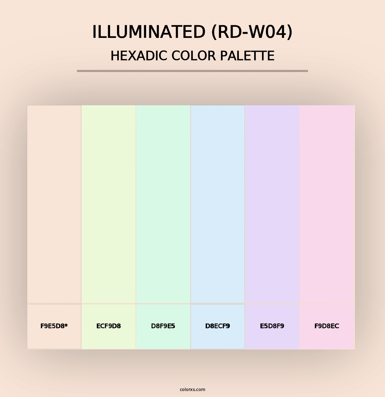 Illuminated (RD-W04) - Hexadic Color Palette