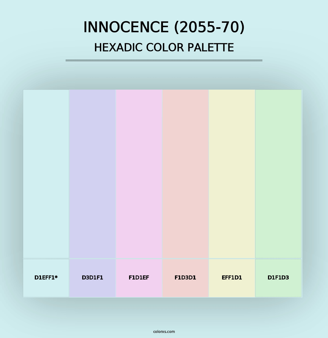 Innocence (2055-70) - Hexadic Color Palette