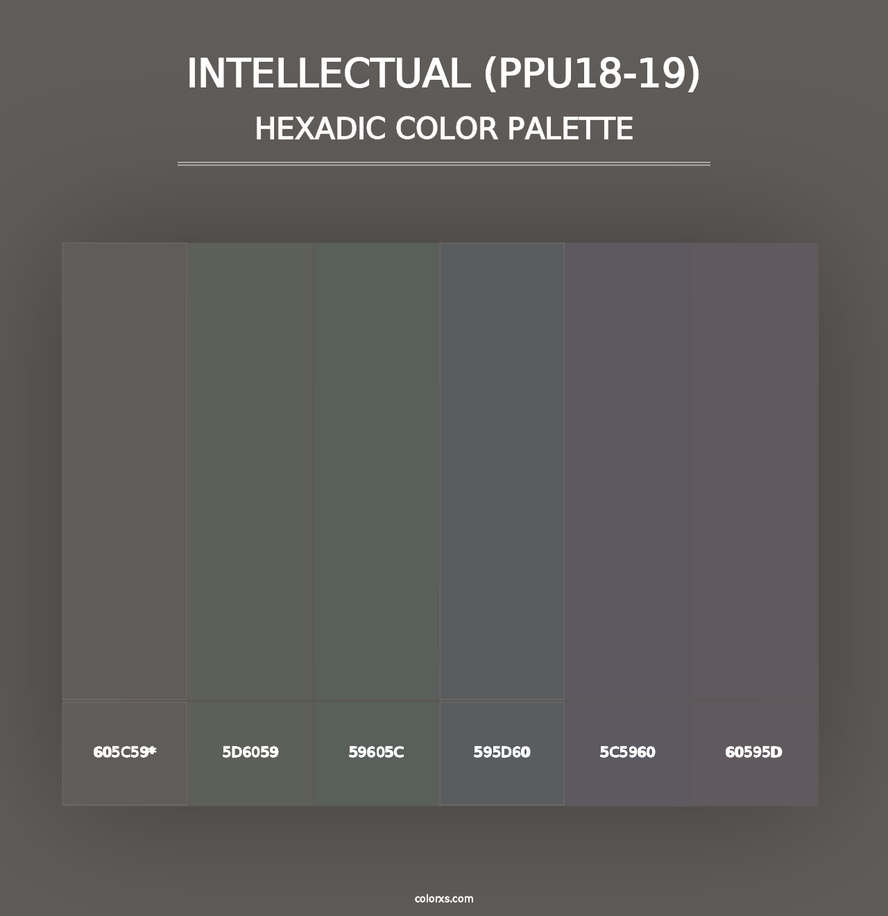 Intellectual (PPU18-19) - Hexadic Color Palette