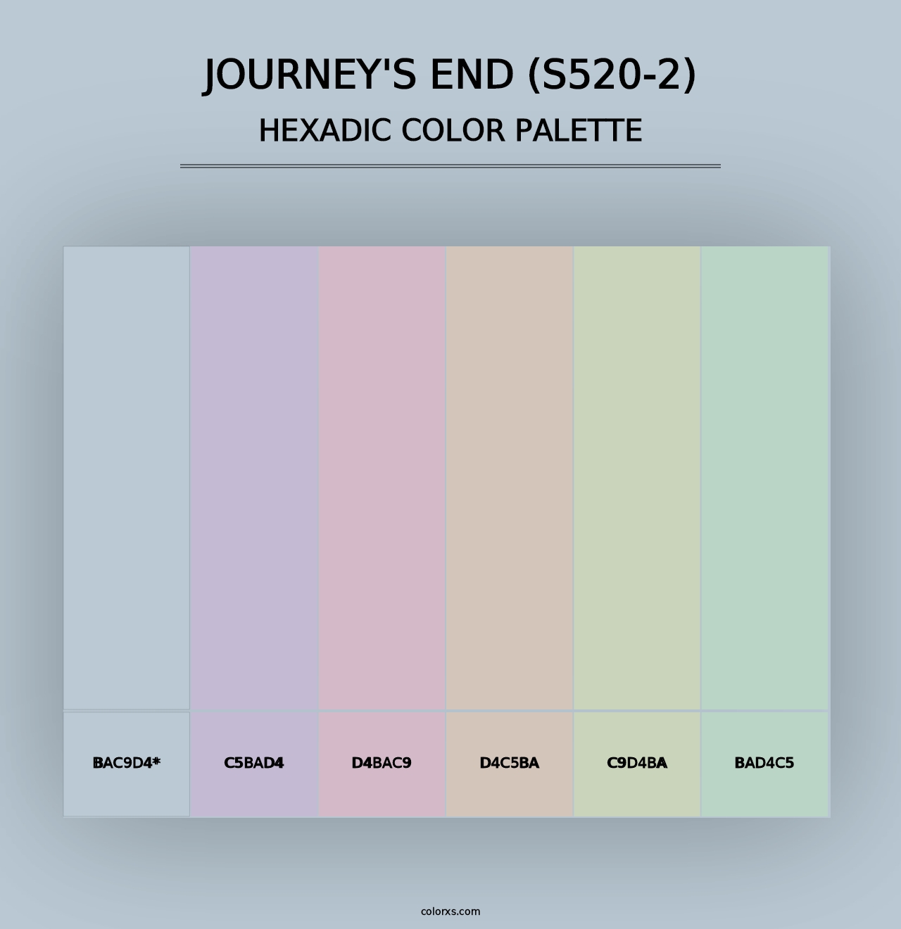 Journey'S End (S520-2) - Hexadic Color Palette