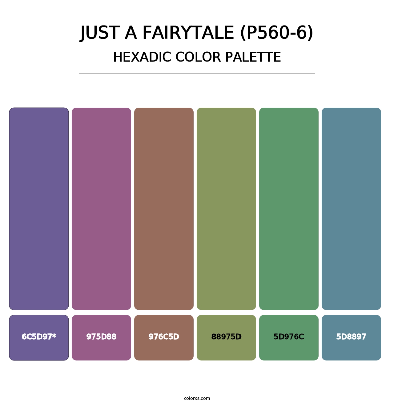 Just A Fairytale (P560-6) - Hexadic Color Palette