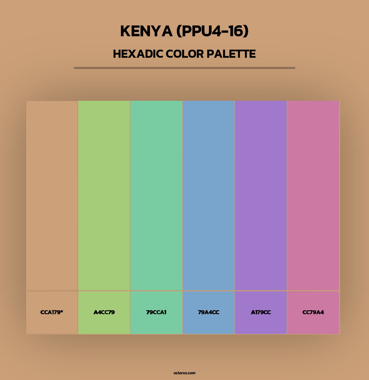 Kenya (PPU4-16) - Hexadic Color Palette