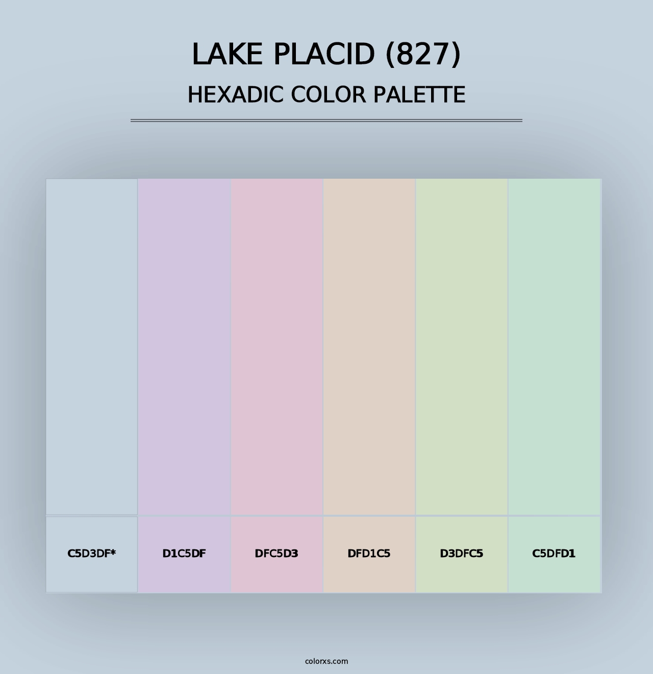 Lake Placid (827) - Hexadic Color Palette